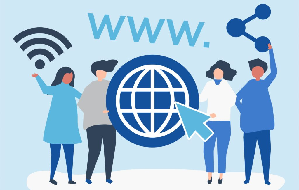 Immagine decorativa del World Wide Web